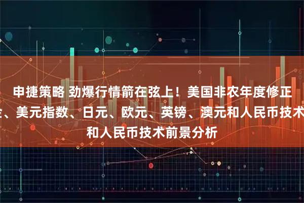 申捷策略 劲爆行情箭在弦上！美国非农年度修正来袭 黄金、美元指数、日元、欧元、英镑、澳元和人民币技术前景分析