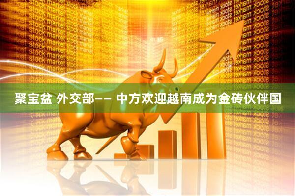 聚宝盆 外交部—— 中方欢迎越南成为金砖伙伴国