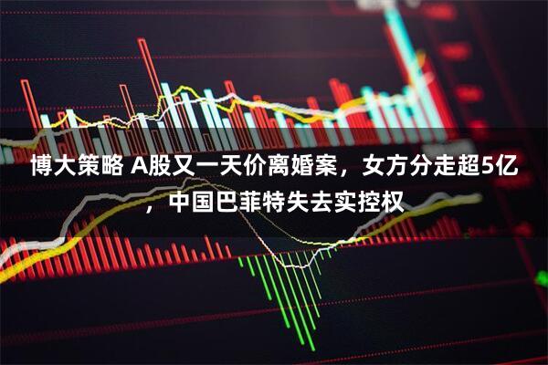 博大策略 A股又一天价离婚案,女方分走超5亿,中国巴菲特失去实控权